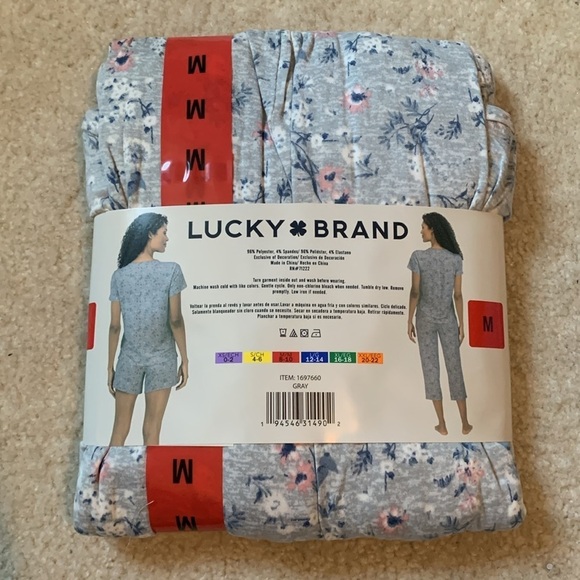 Lucky Brand 3 piece PJ set - Picture 2 of 8